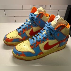 Nike Dunk High 1985 SP Orange Acid Wash